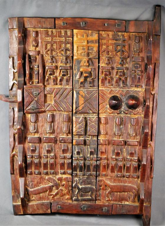 African Tribe Traditional Wood Carved Dogon Door (1 of 7)