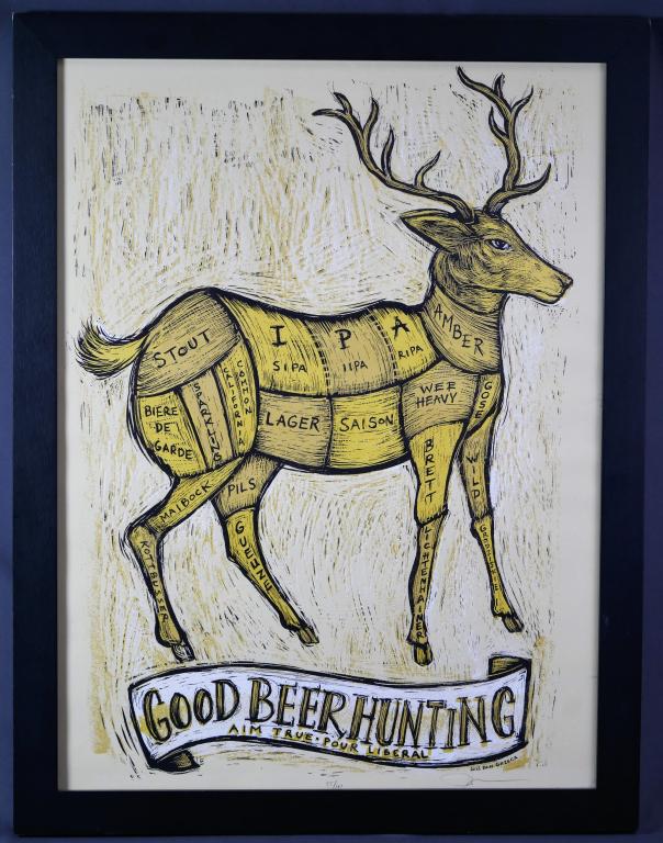 Dan Grzeca Good Beer Hunting LE Signed Lithograph (1 of 4)