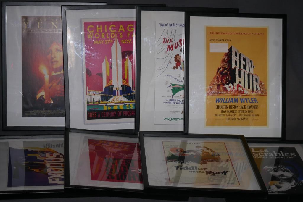 Group Of Vintage Movie Posters Framed Decorative A (1 of 5)