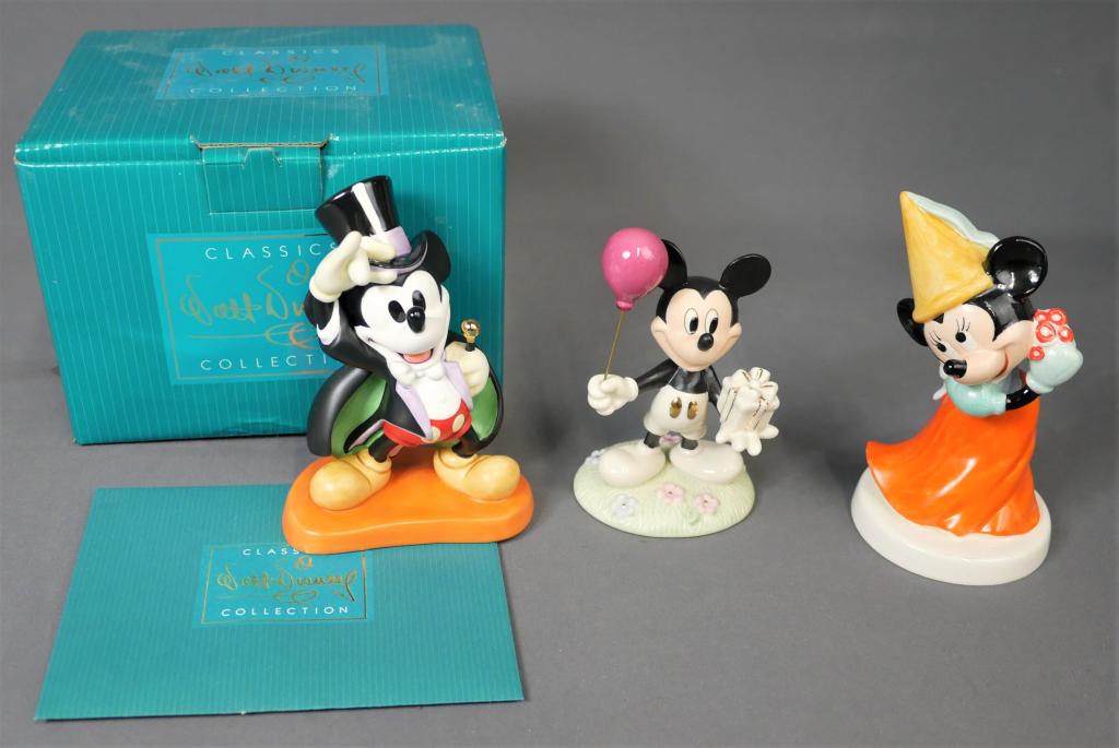 WDCC Disney Mickey & Minnie Porcelain Figurines (1 of 11)