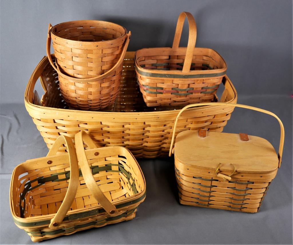 Vintage Longaberger Handwoven Baskets- Lim. Editio (1 of 7)
