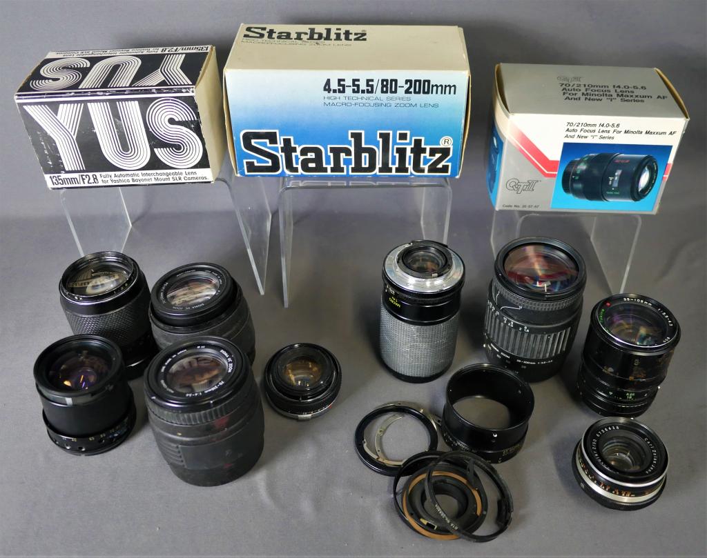 Group of Vintage Camera Lenses (1 of 9)