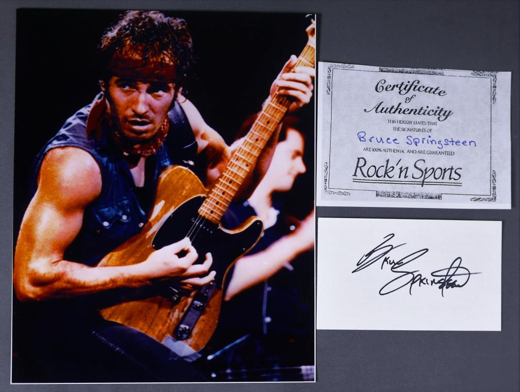 Bruce Springsteen Autograph/  Signature with COA (1 of 3)