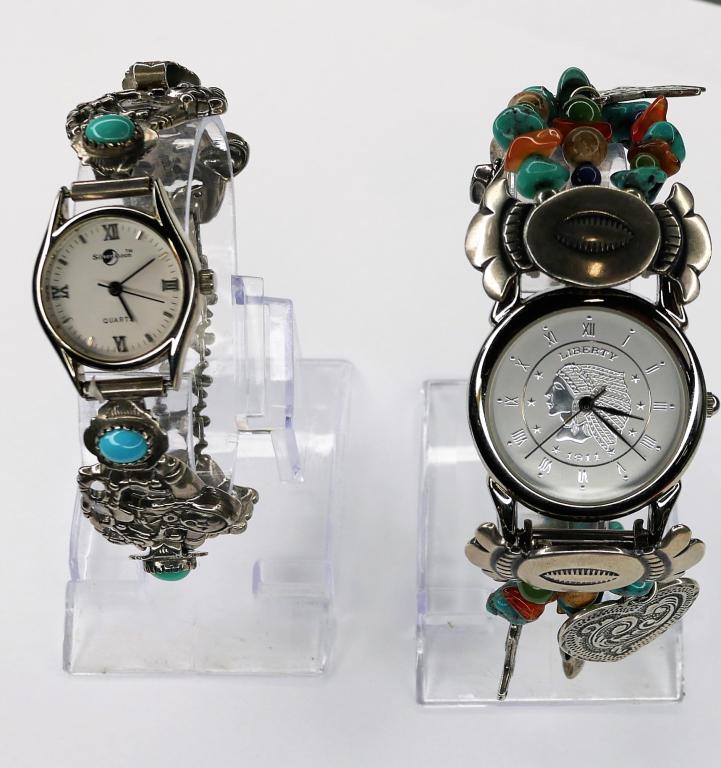 Southwest Traditions Sterling Wrist Watches (1 of 9)