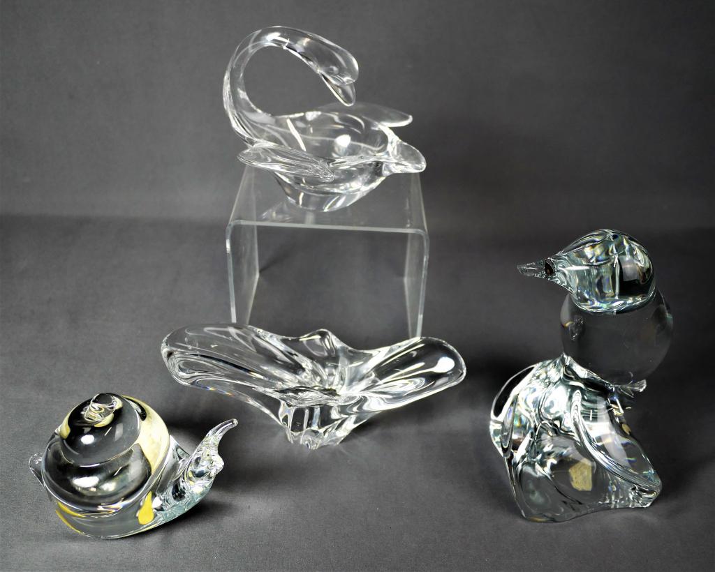 Crystal Art Glass Assortment- Baccarat, Daum, Marc (1 of 12)