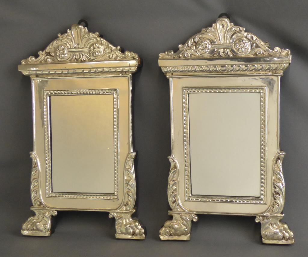 Two Vintage Ornate Mirrors w/ Lion Claw Feet (1 of 6)