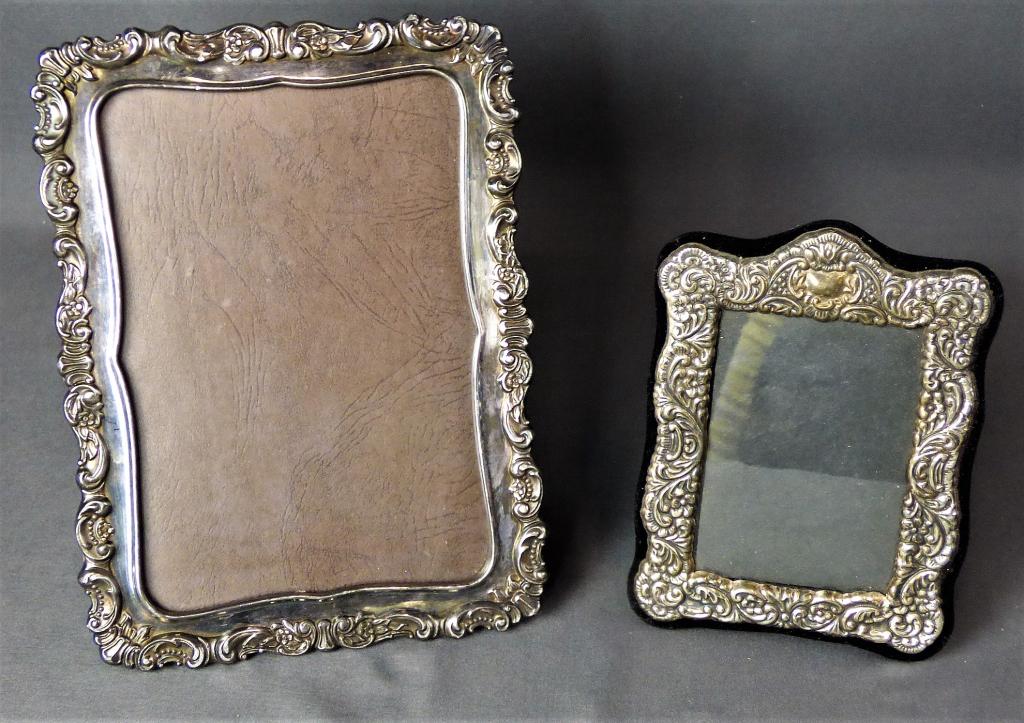 Two Vintage Desk Ornate Silver Tone Frame (1 of 6)