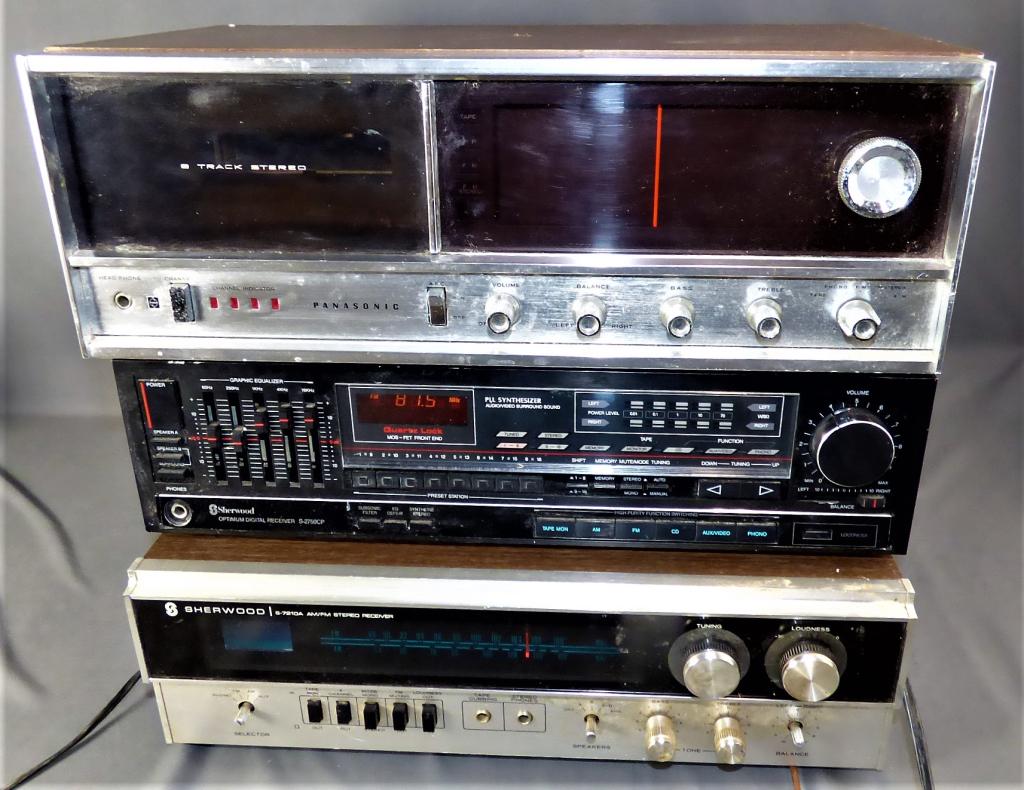 Vintage Stereo Equipment- Sherwood, Panasonic (1 of 1)