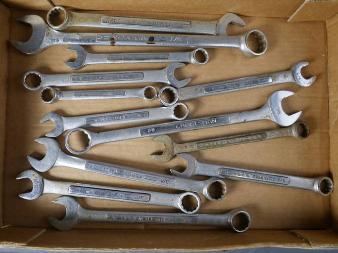 Vintage Craftsman Combination Wrench Set