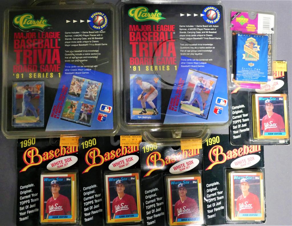 Vntage Baseball Trading Card Sets- 1990/ 91 (1 of 3)