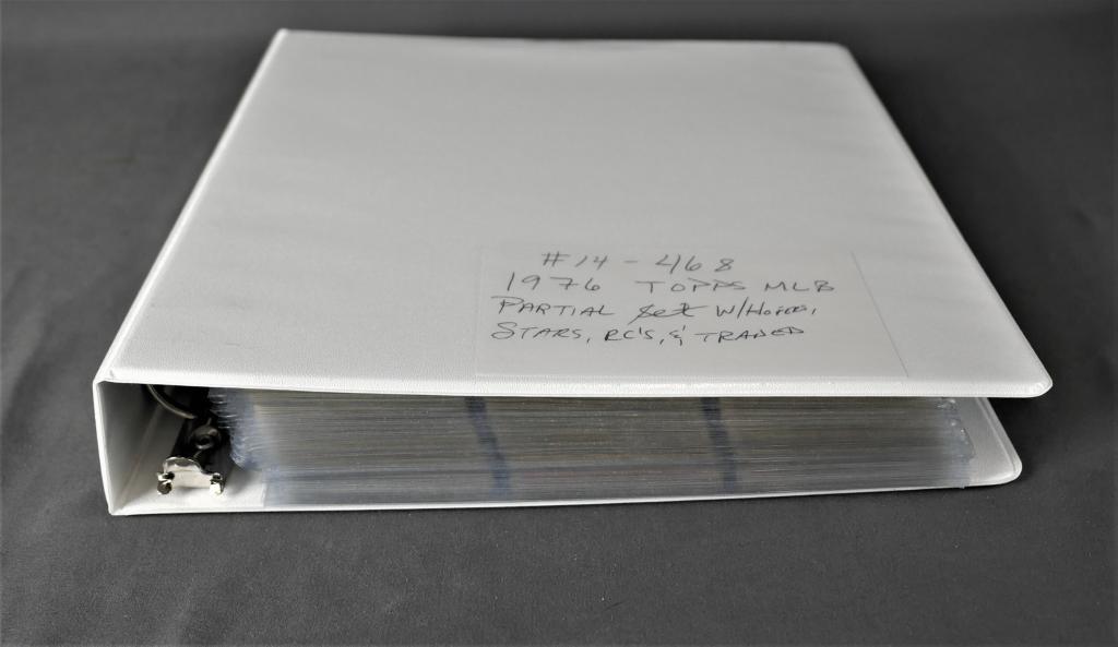 Full Binder of 1976 Topps MLB Baseball Cards (1 of 11)