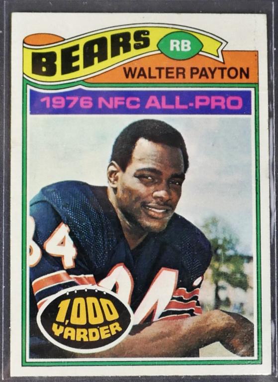 Walter Payton 1977 Topps #360 Second Year Card: Walter Payton 1977 Topps #360 Second Year Card. Good Condition.