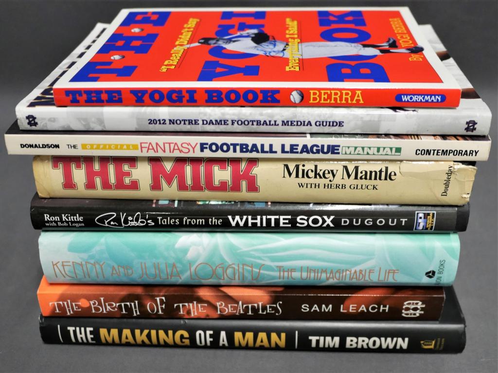 Lot of Signed/ Autographed Sport Related Books (1 of 14)