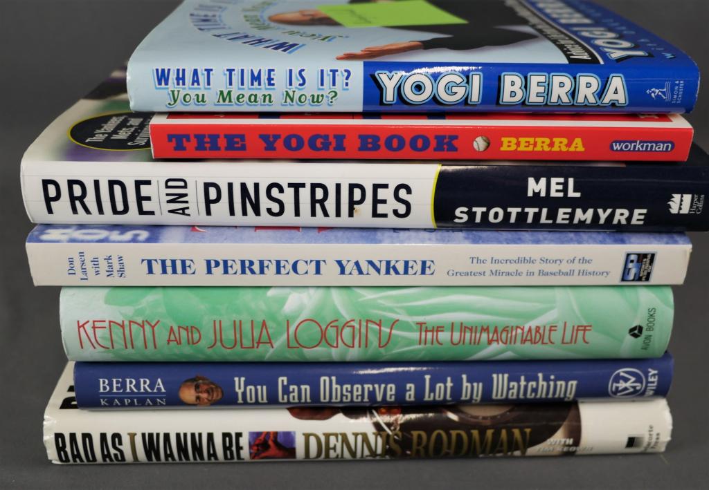 Lot of Signed/ Autographed Sport Related Books (1 of 14)