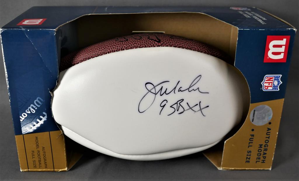 Jim McMahon Signed Super Bowl XX Bears Football (1 of 2)