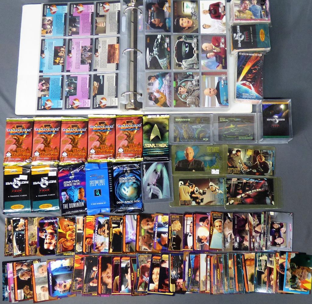 Star Trek- Large Collection of Trading Cards (1 of 16)