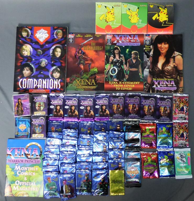 Pokemon, Xena, Dr Who, Power Rangers Trading Cards (1 of 7)