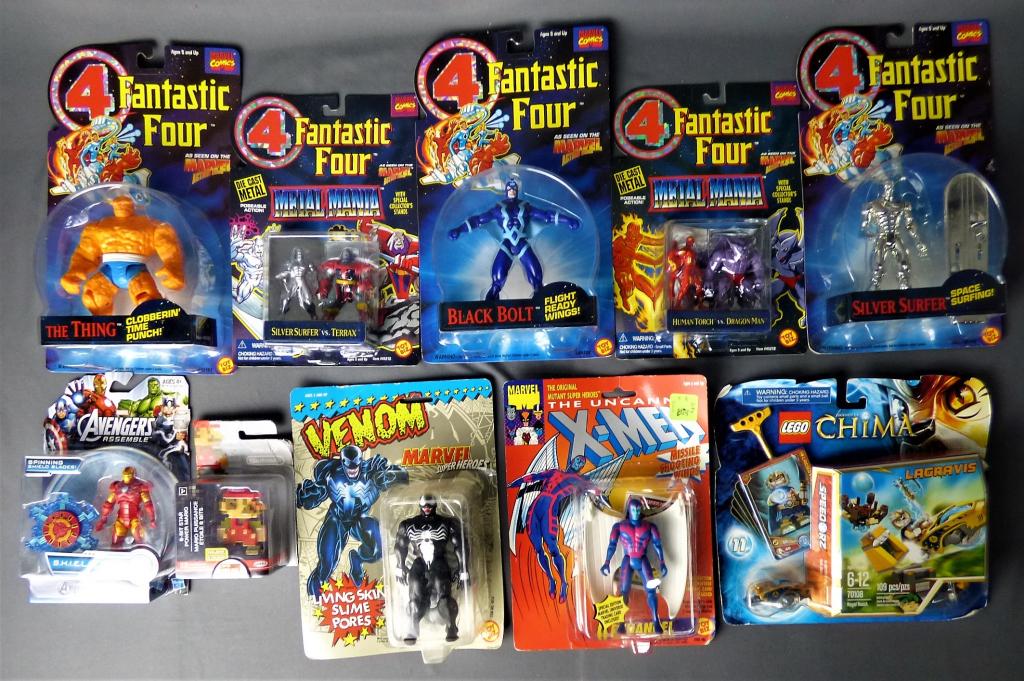 Fantastic Four & Other Super Hero Action Figures (1 of 3)