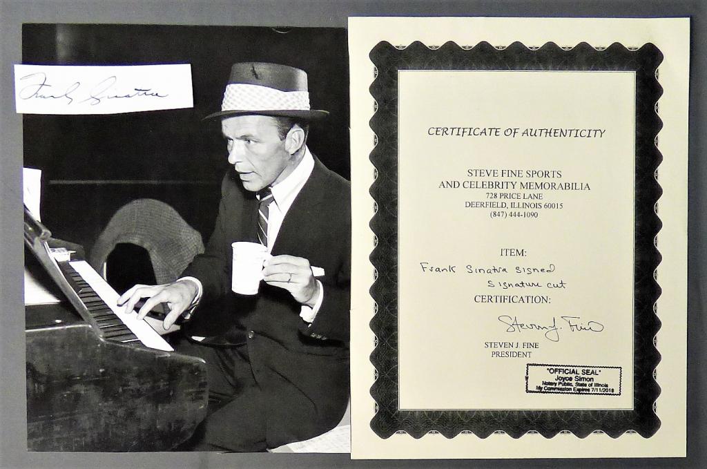 Frank Sinatra Signature/ Autograph with COA (1 of 4)