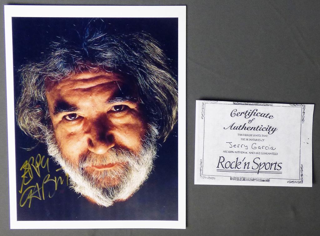 Jerry Garcia Signed/ Autographed Photograph (1 of 4)