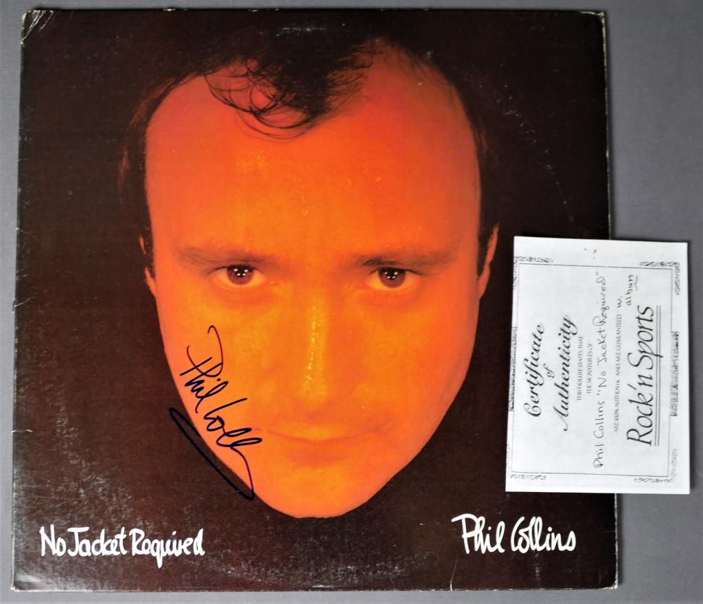 Phil Collins No Jacket Required Signed Album (1 of 8)