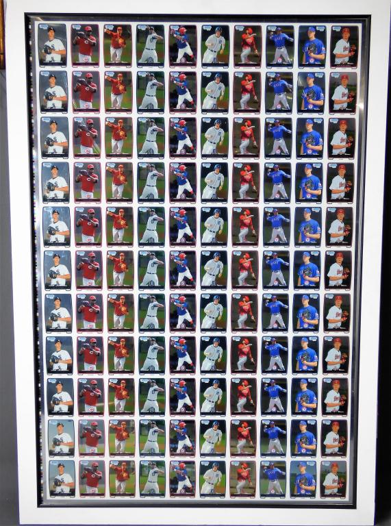 2012 Bowman Chrome Prospects Cards- Uncut Sheet (1 of 8)