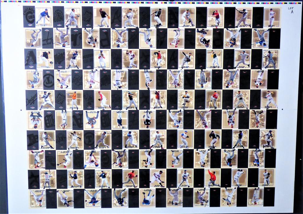 2004 Fleer Patchworks Baseball Cards- Uncut Sheet (1 of 9)