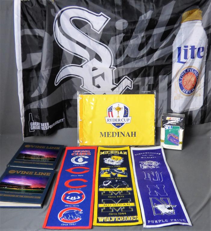 Sport Memorabilia- Banners, Flags, Magazines (1 of 9)