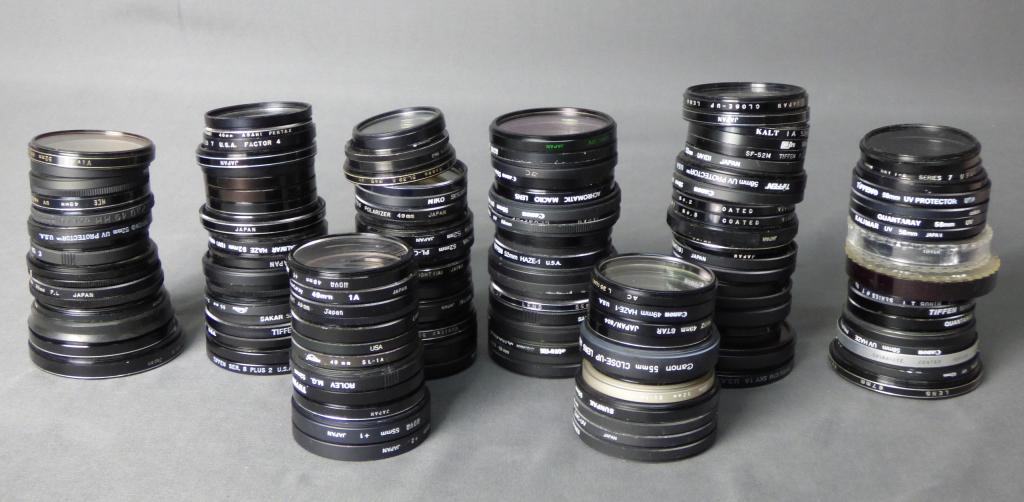 Large Group of Vintage Camera Lens Filters (1 of 5)