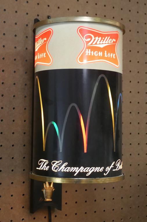 Vintage Miller High Life Bouncing Ball Sign (1 of 4)