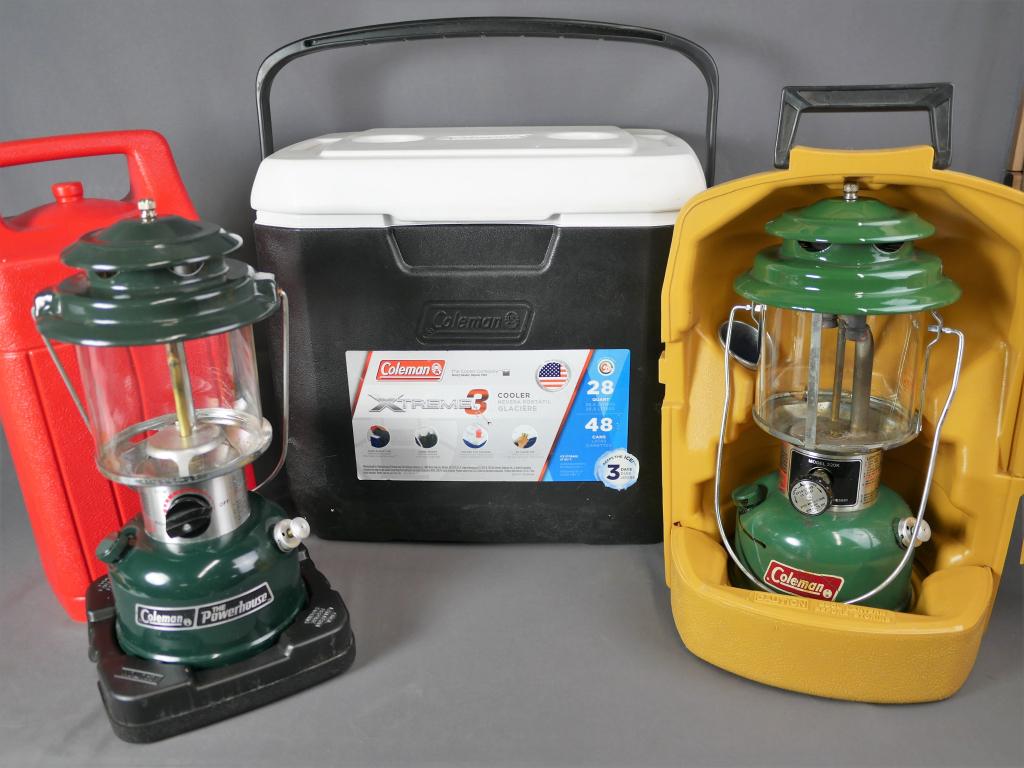 Campers Lot- Coleman Cooler & Gas Lanterns (1 of 6)