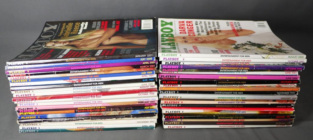 Lot of Vintage Playboy Erotic Adult Magazines: Lot of Vintage Playboy Erotic Adult Magazines.