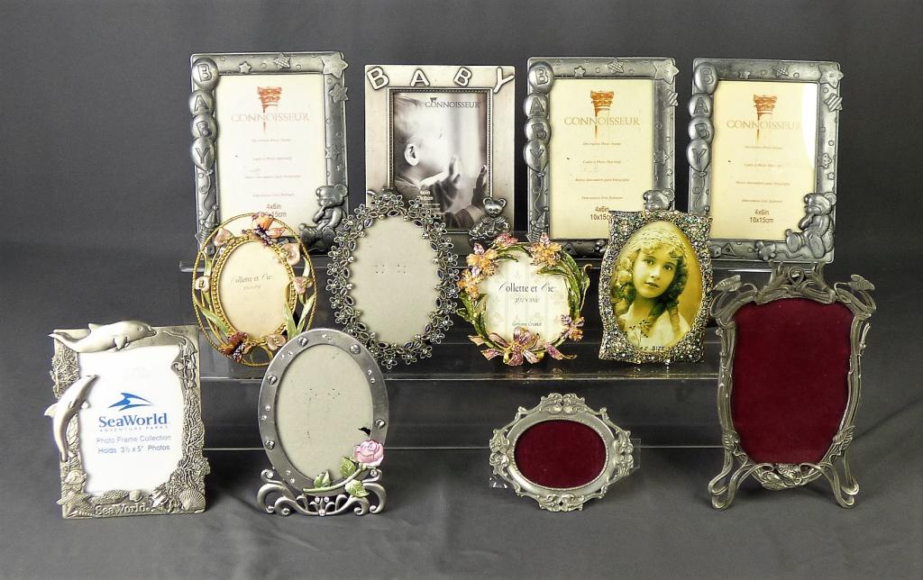 Lot of Vintage Ornate Tabletop Photo Frames (1 of 3)