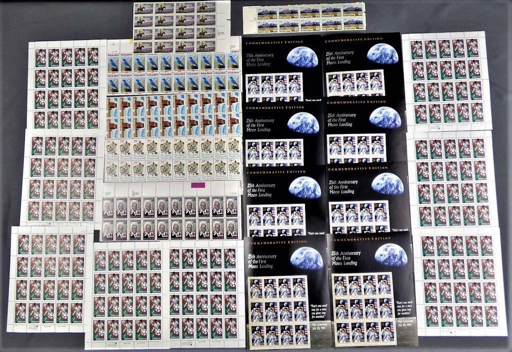 US Uncanelled Stamp Sheets- $100 Total (1 of 5)