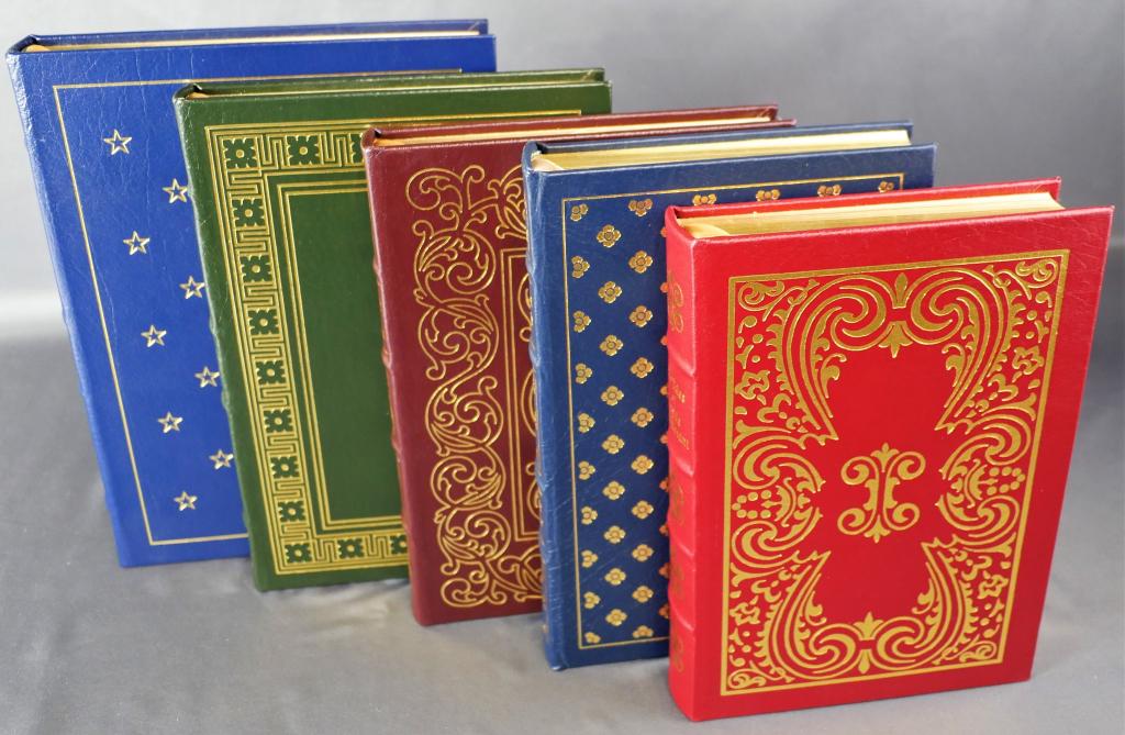 Easton Press Leather Bound Books- Lot of 5 (1 of 5)