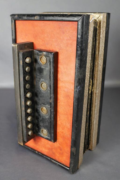 Antique German Concertina Accordion: Antique German Concertina. Shows wear, untested.