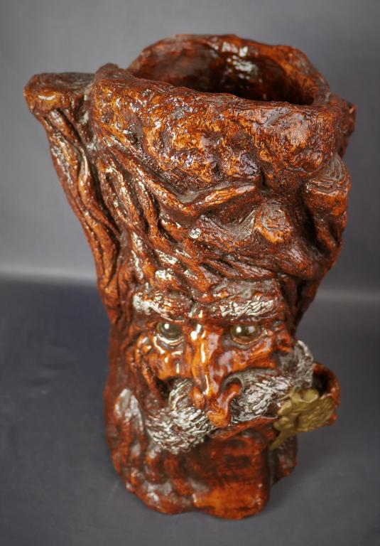 Jason Christoble Matchless Grove Old Man Tree w/ P: Jason Christoble Matchless Grove Old Man Tree with Pipe. Measures 14" x 9" x 9". Good Condition.