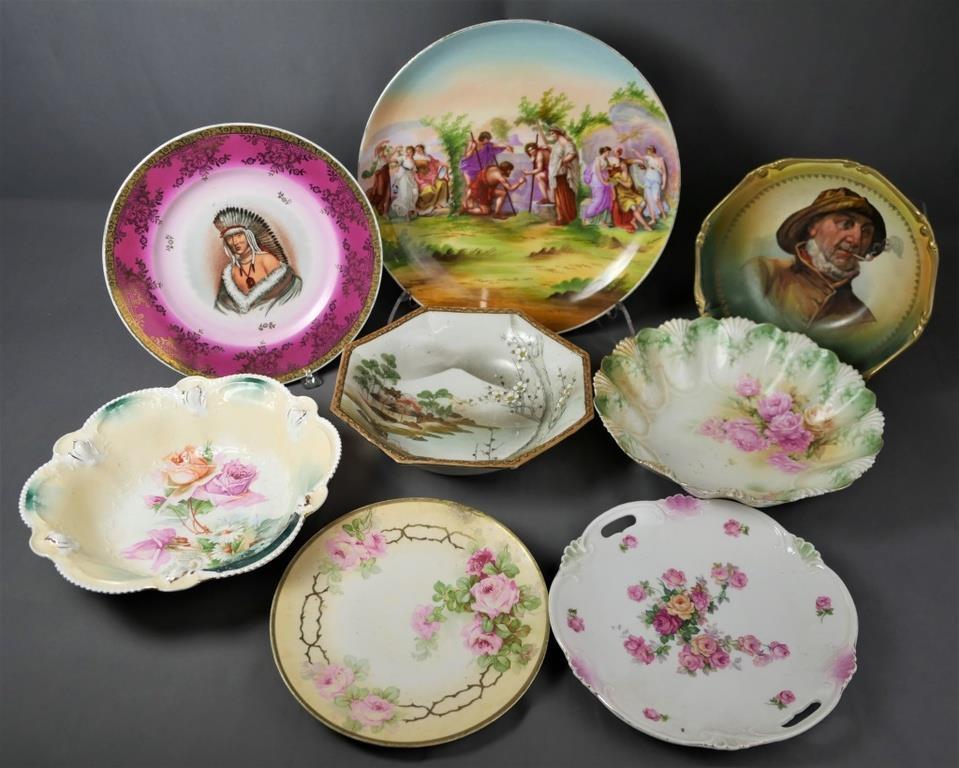 Antique Cabinet Plates & Chargers- Nippon, Austria (1 of 18)