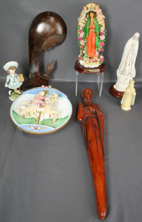 Group of Vintage Religious Figurines & Carousel Pl (1 of 13)