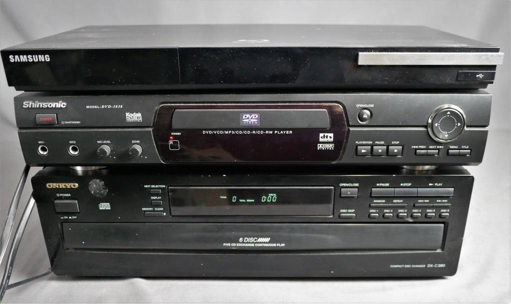 Onkyo CD Changer & Shinsonic Blue Ray Player (1 of 6)