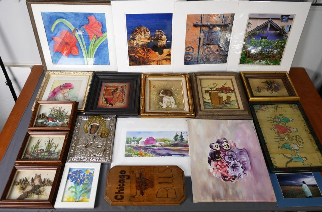 Group of Wall Art- Paintings, Prints, Photos, Shaw (1 of 15)