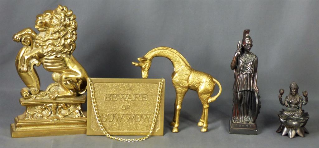 Brass & Metal Sculptures, Sign, Door Stopper (1 of 11)