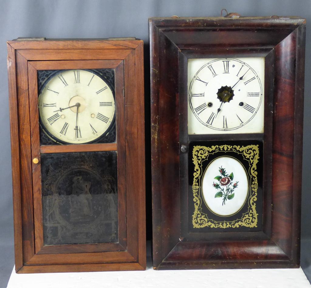 Two Antique Ogee Clocks- Jerome & Waterbury (1 of 13)