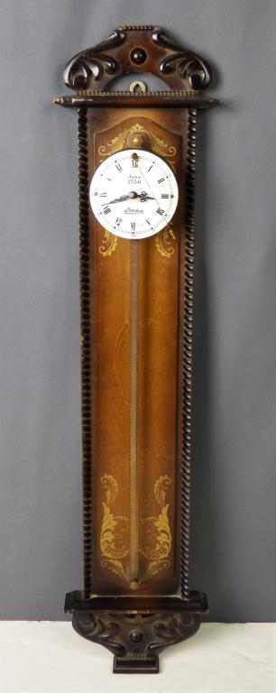 Vintage Linden Anno 1750 Gravity Wooden Saw Clock (1 of 6)