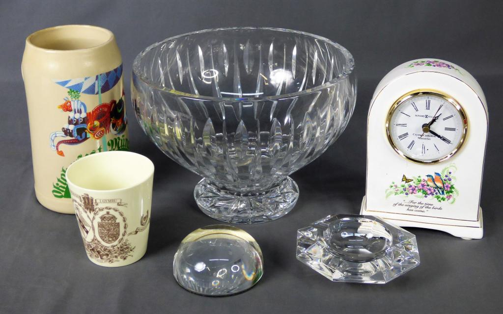 Waterford Bowl, Crystal Paperweight, Howard Miller (1 of 18)