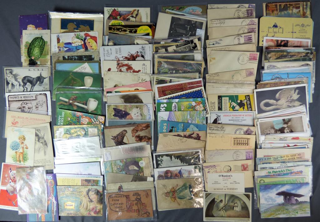 Large Lot of Antique & Vintage Postcards (1 of 7)