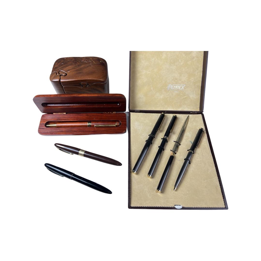 Vintage Pens & Don Rupard Burl Wood Puzzle Box (1 of 20)