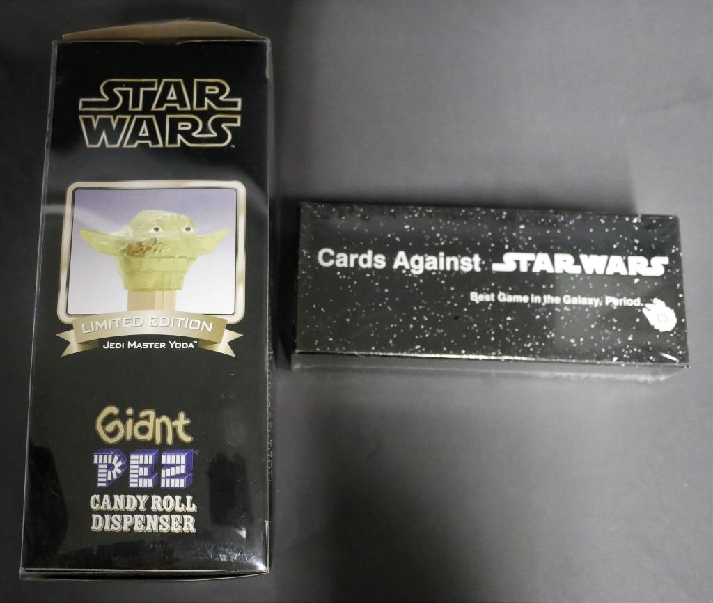Cards against Star Wars Game & Giant Pez Yoda Disp (1 of 3)