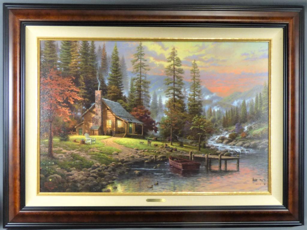 Thomas Kinkade LE Gallery Proof Giclee on Canvas (1 of 7)