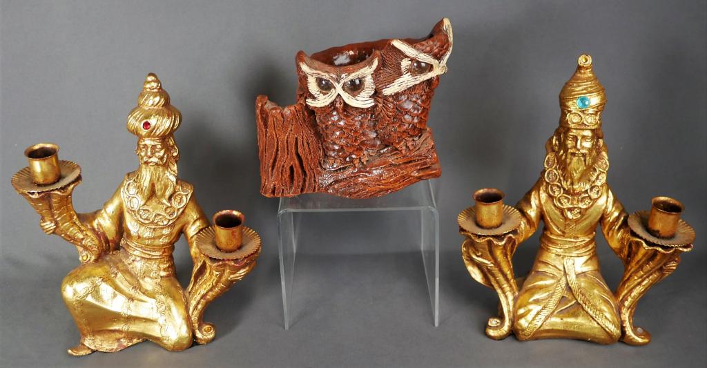 Matchless Grove Owl & Wizards Candle Holders (1 of 14)